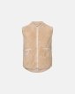Fleece vest "original" | 100% recycled polyester | Beige - Resteröds