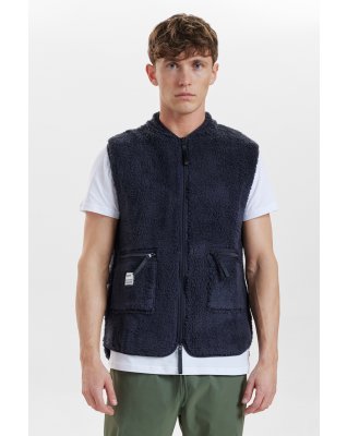 Fleece vest "original" | 100% recycled polyester | Navy -Resteröds
