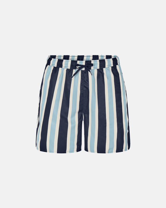 Badebukser | 100 Recycled Polyester | Blåstribet