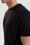 T-shirt o-neck| Bambusviskose | Sort -Resteröds