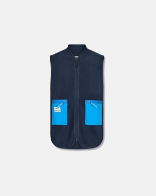 Fleecevest | 100% recycled polyester | Navy