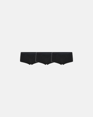 Hipster "kids" 3-pak | Bomuld | Sort