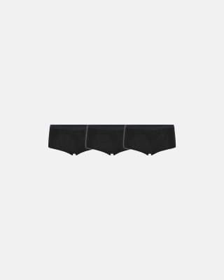Hipster "kids" 3-pak | Bambusviskose | Sort