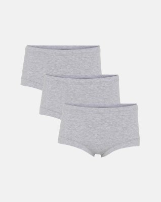 Maxi brief 3-pak  |  Bambusviskose | Grå melange -JBS of Denmark Women