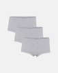 Maxi brief 3-pak  |  Bambusviskose | Grå melange - JBS of Denmark Women