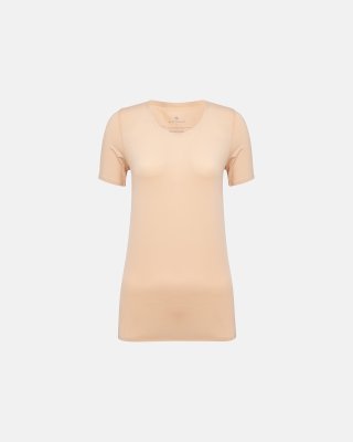 T-shirt | Recycled polyester | Nude