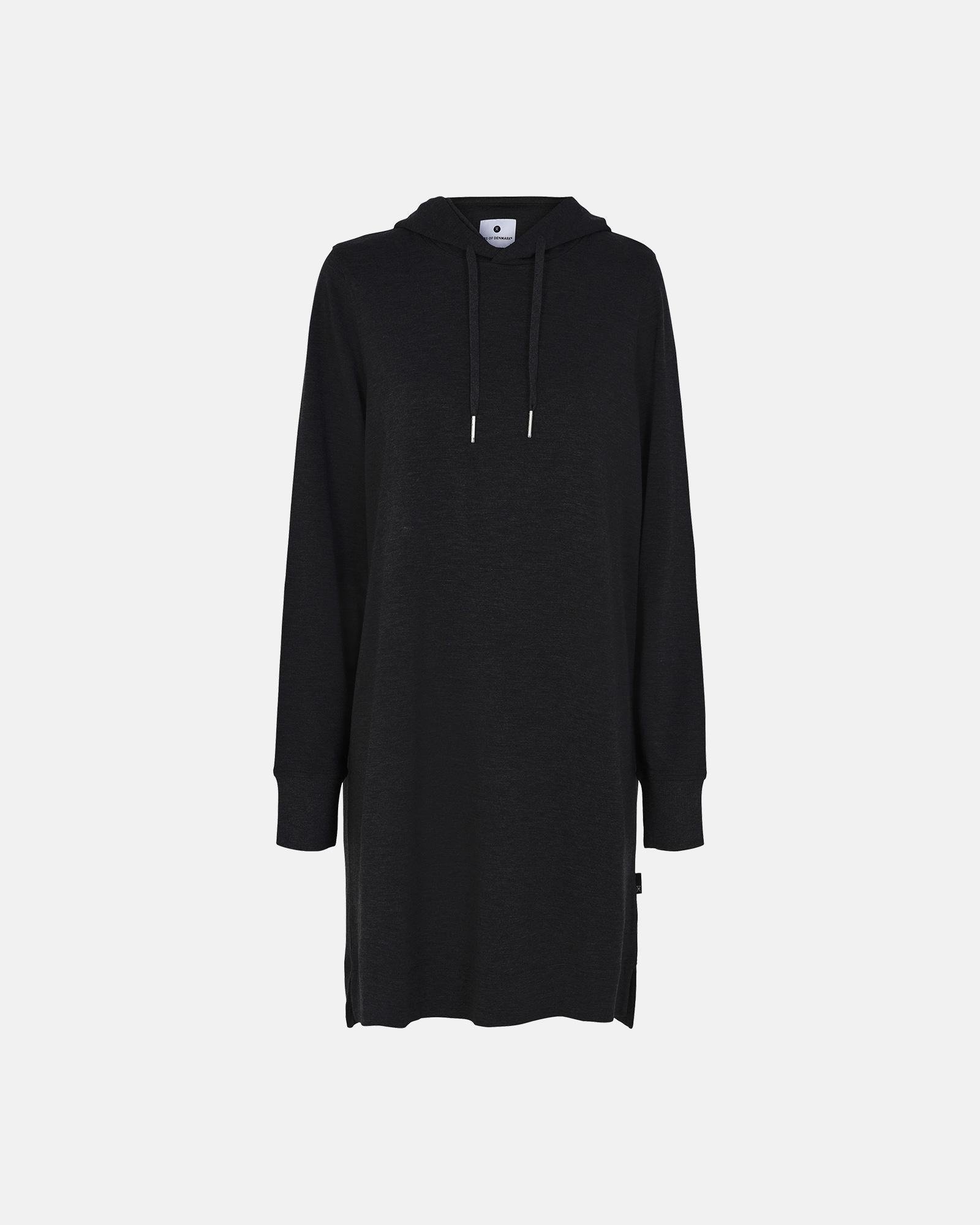 Hoodie dress | Bambusviskose | Sort -JBS of Denmark Women