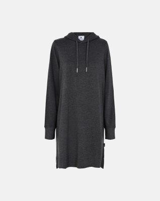 Hoodie dress | Bambusviskose | Mørk grå -JBS of Denmark Women