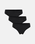 Tai brief 3-pak  |  Bambusviskose | Sort -JBS of Denmark Women