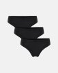 Tai brief 3-pak  |  Bambusviskose | Sort - JBS of Denmark Women