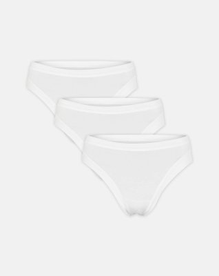 Tai brief 3-pak  |  Bambusviskose | Hvid -JBS of Denmark Women
