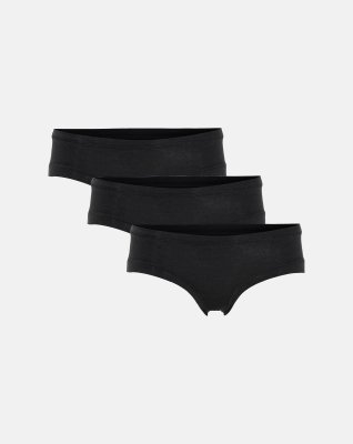 Hipster 3-pak |  Bambusviskose | Sort -JBS of Denmark Women