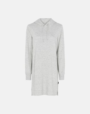 Hoodie dress |  Bambusviskose | Lys grå -JBS of Denmark Women