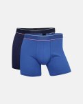Pique tights 2-pak | Bambusviskose | Sort og blå -JBS of Denmark Men