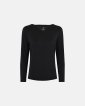 Langærmet t-shirt | Bambusviskose | Sort - JBS of Denmark Women