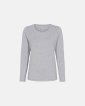 Langærmet t-shirt | Bambusviskose | Lys grå - JBS of Denmark Women