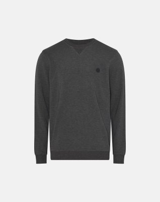 Sweatshirt med logo | Bambusviskose | Mørk grå -JBS of Denmark Men