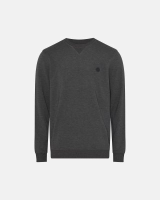 Sweatshirt med logo | Bambusviskose | Mørk grå