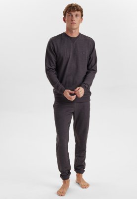 Sweatshirt med logo | Bambusviskose | Mørk grå