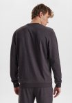 Sweatshirt med logo | Bambusviskose | Mørk grå -JBS of Denmark Men