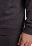 Sweatshirt med logo | Bambusviskose | Mørk grå -JBS of Denmark Men