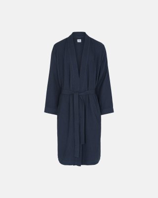 Badekåbe "waffel" | Bambusviskose | Navy