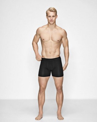 Tights 2-pak | Økologisk bomuld | Sort -JBS of Denmark Men