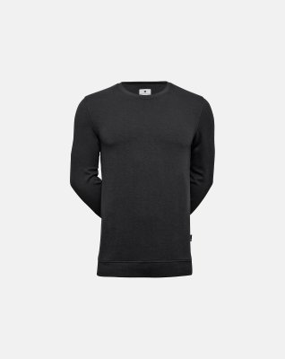Sweatshirt | Bambusviskose | Sort -JBS of Denmark Men