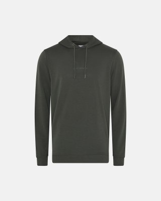 Hoodie med logo | Bambusviskose | Grøn