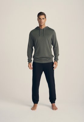 Hoodie med logo | Bambusviskose | Grøn