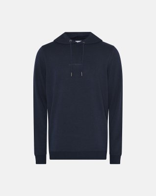 Hoodie med logo | Bambusviskose | navy -JBS of Denmark Men