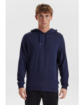 Hoodie med logo | Bambusviskose | navy -JBS of Denmark Men