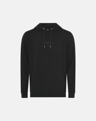 Hoodie med logo | Bambusviskose | Sort -JBS of Denmark Men