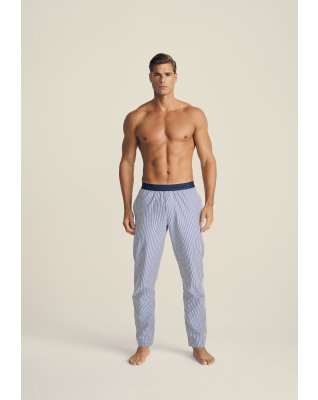 Pyjamasbukser "seersucker" | Økologisk bomuld | Multifarvet -JBS of Denmark Men
