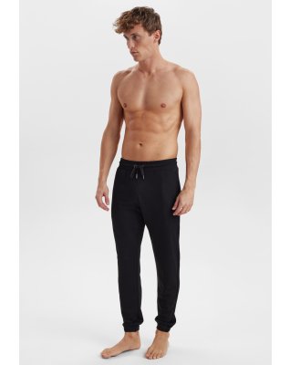 Sweatpants med logo | Bambusviskose | Sort -JBS of Denmark Men