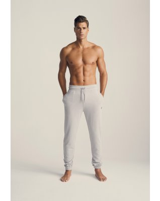 Sweatpants med logo | Bambusviskose | Lys grå -JBS of Denmark Men