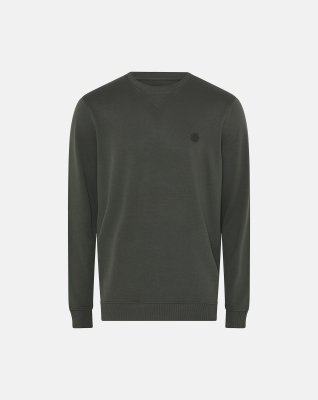 Sweatshirt med logo | Bambusviskose | Grøn -JBS of Denmark Men