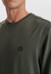 Sweatshirt med logo | Bambusviskose | Grøn -JBS of Denmark Men