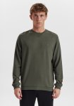 Sweatshirt med logo | Bambusviskose | Grøn -JBS of Denmark Men