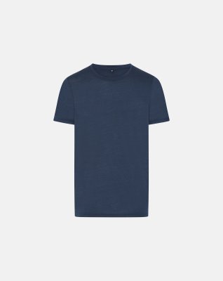 T-shirt | 100% økologisk GOTS uld | Navy -JBS of Denmark Men