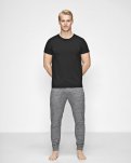 T-shirt o-hals | Økologisk bomuld | Sort -JBS of Denmark Men