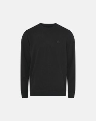 Sweatshirt med logo | Bambusviskose | Sort -JBS of Denmark Men