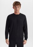 Sweatshirt med logo | Bambusviskose | Sort -JBS of Denmark Men