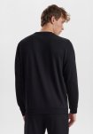 Sweatshirt med logo | Bambusviskose | Sort -JBS of Denmark Men