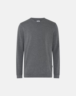 Sweatshirt | Bambusviskose | Mørk grå -JBS of Denmark Men