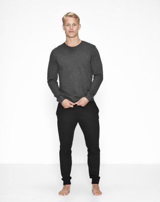 Sweatshirt | Bambusviskose | Mørk grå -JBS of Denmark Men