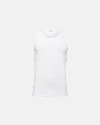 Tanktop (singlet) | Økologisk bomuld | Hvid -JBS of Denmark Men