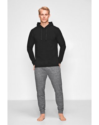 Hoodie | Økologisk bomuld | Sort -JBS of Denmark Men