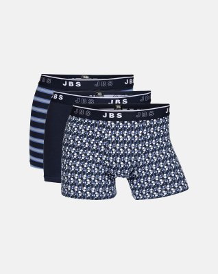 Tights "trend" 3-pak | Økologisk bomuld | Blå -JBS