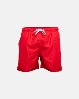 Badebukser | recycled polyester | rød
